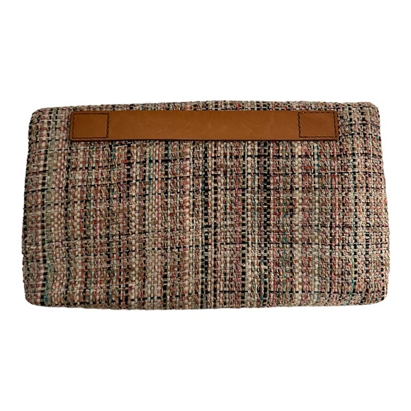 Banana Republic Foldover French Tweed Clutch 👛 - Picture 4 of 13